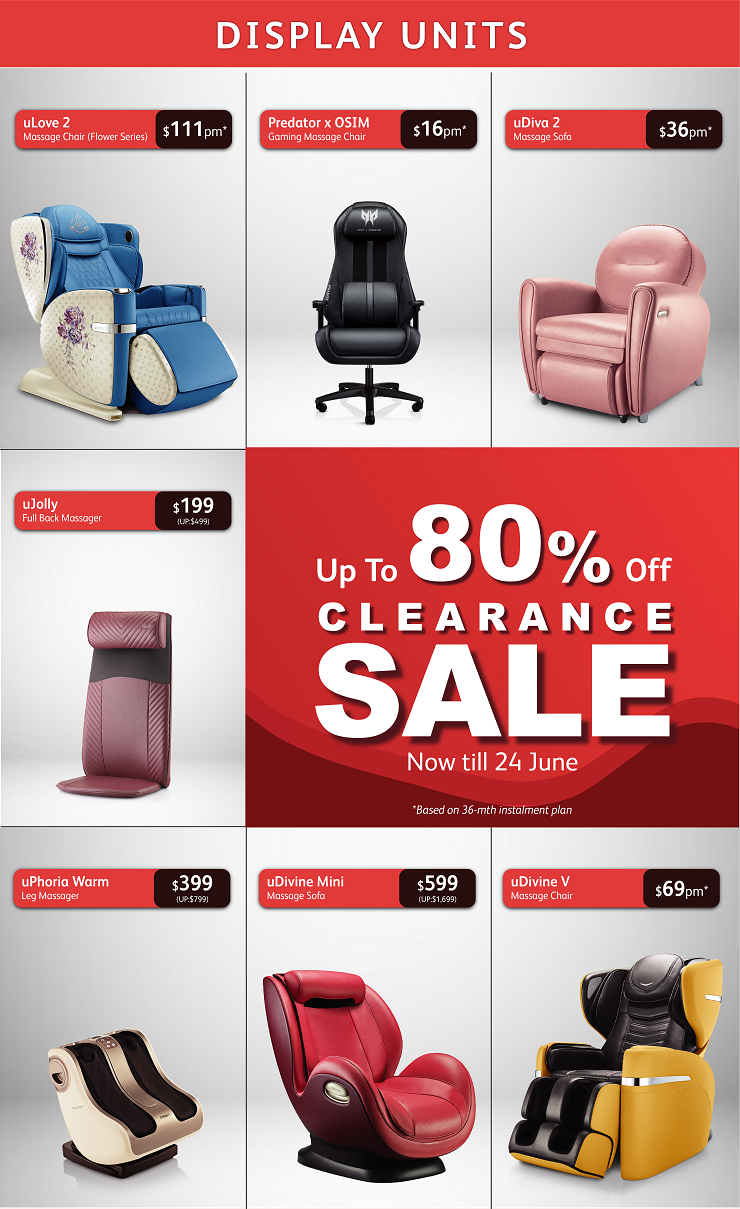 Osim massage chair discount promotion